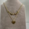 Collana con cuori 2 fili
